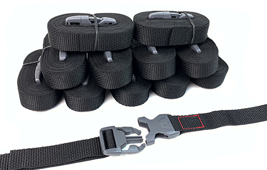 5M x 35mm Straps with Buckle Protector Pad Tie-Down Boat Straps Pair 