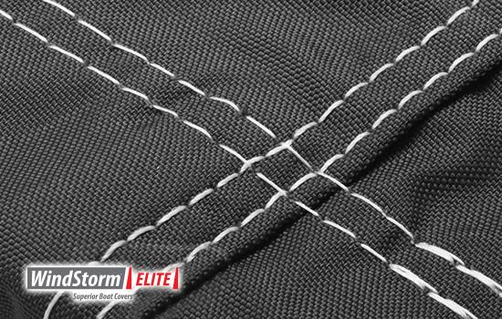 Double Cross stitching with precision tailoring and no raw edges.