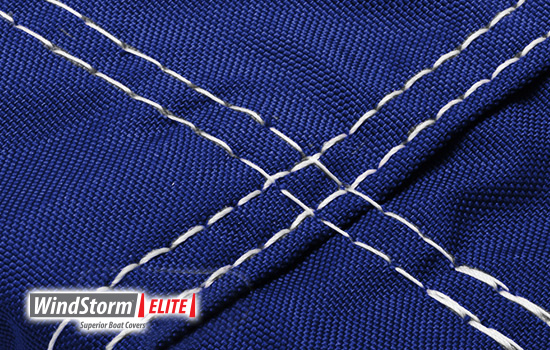 Double Cross stitching with precision tailoring and no raw edges.