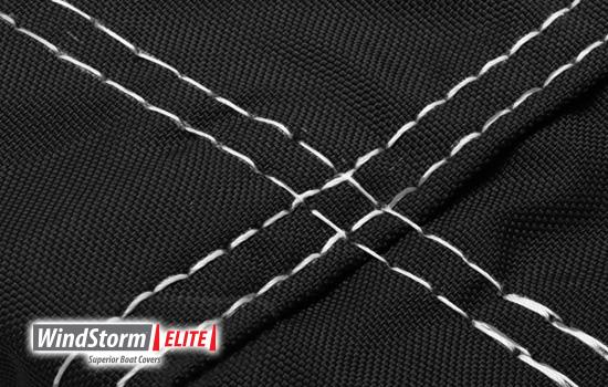 Double Cross stitching with precision tailoring and no raw edges.