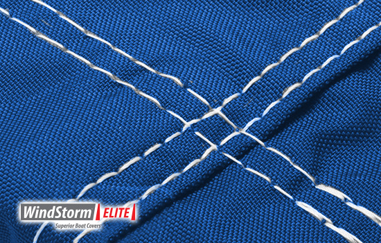 Double Cross stitching with precision tailoring and no raw edges.