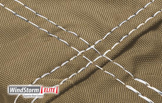 Double Cross stitching with precision tailoring and no raw edges.