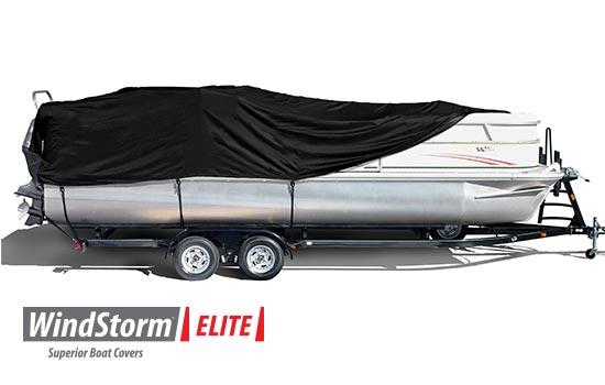 WindStorm boat covers are created from solution dyed fabric which results in a vastly superior product that will hold color longer and remain much stronger.