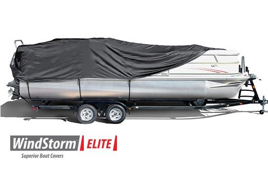 WindStorm boat covers are created from solution dyed fabric which results in a vastly superior product that will hold color longer and remain much stronger.