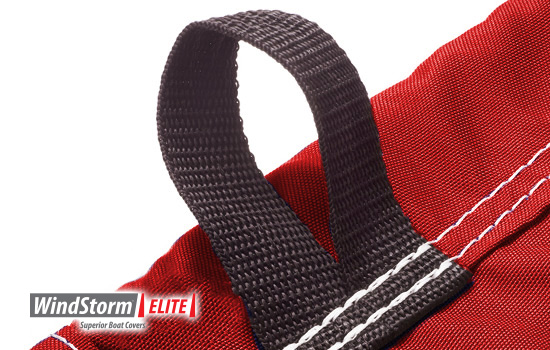 Sewn in web loops provide tie down points to hold cover snugly in place.