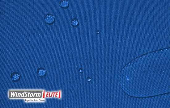 Waterproof material repels water while letting moisture escape from under the cover.