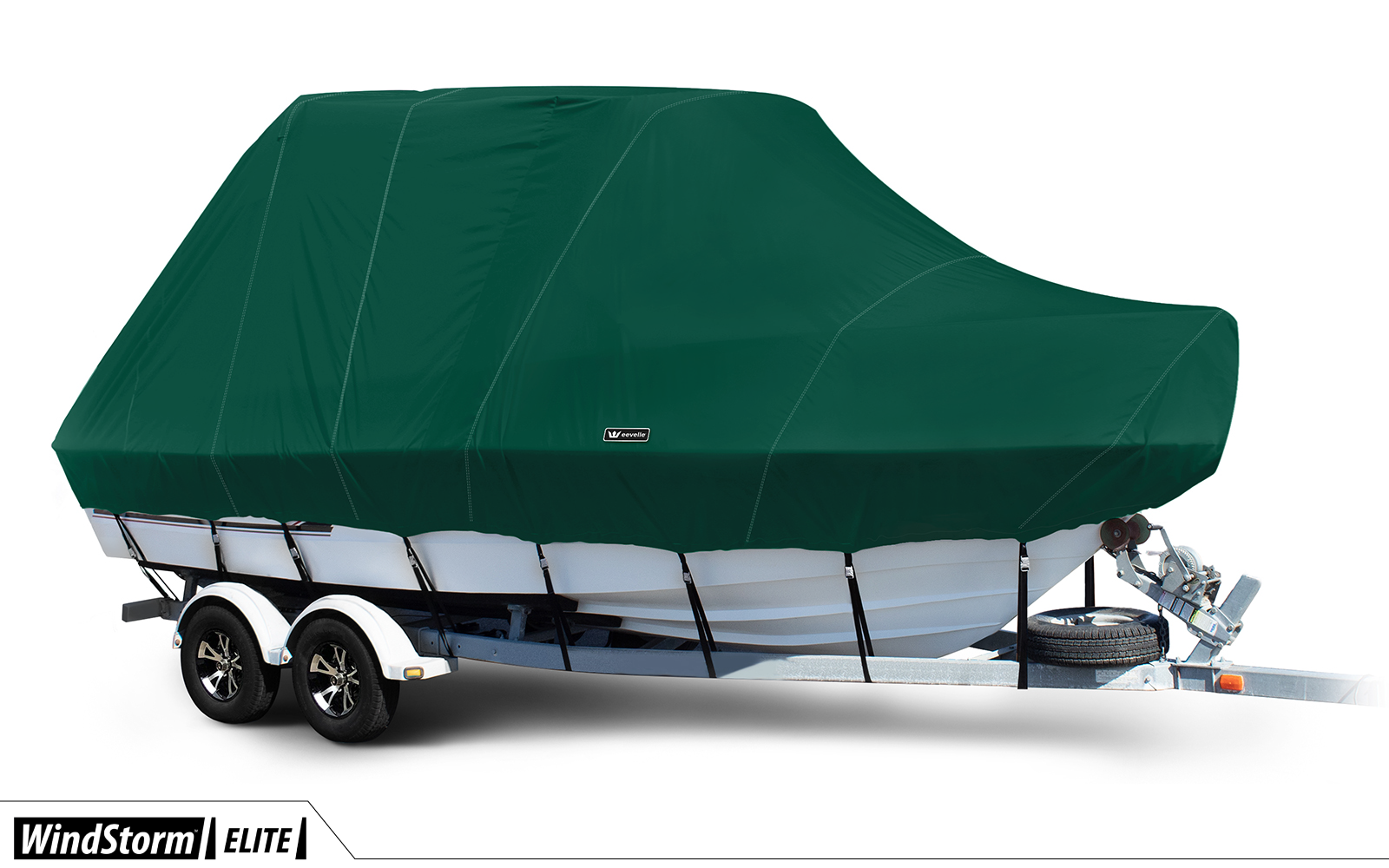 Sunbrella Boat Cover for BAY BOAT Rounded Bow, Center Console, TTop