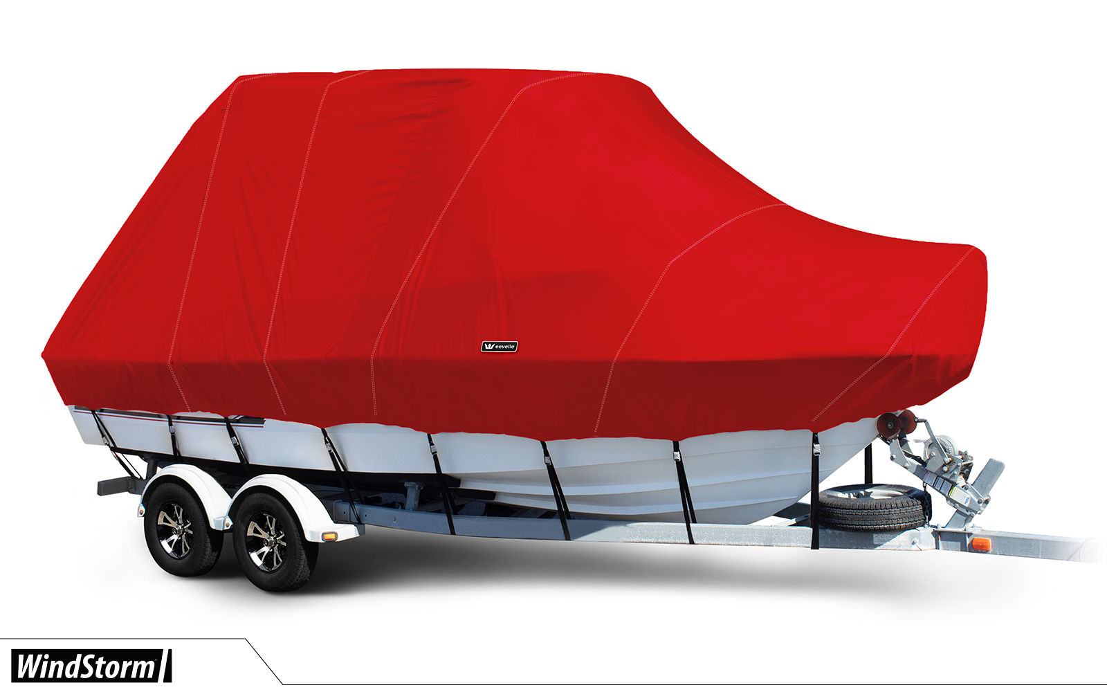 WindStorm Boat Cover for CUDDY CABIN Hard Top Fits 23'6" LENGTH up to 120" WIDTH