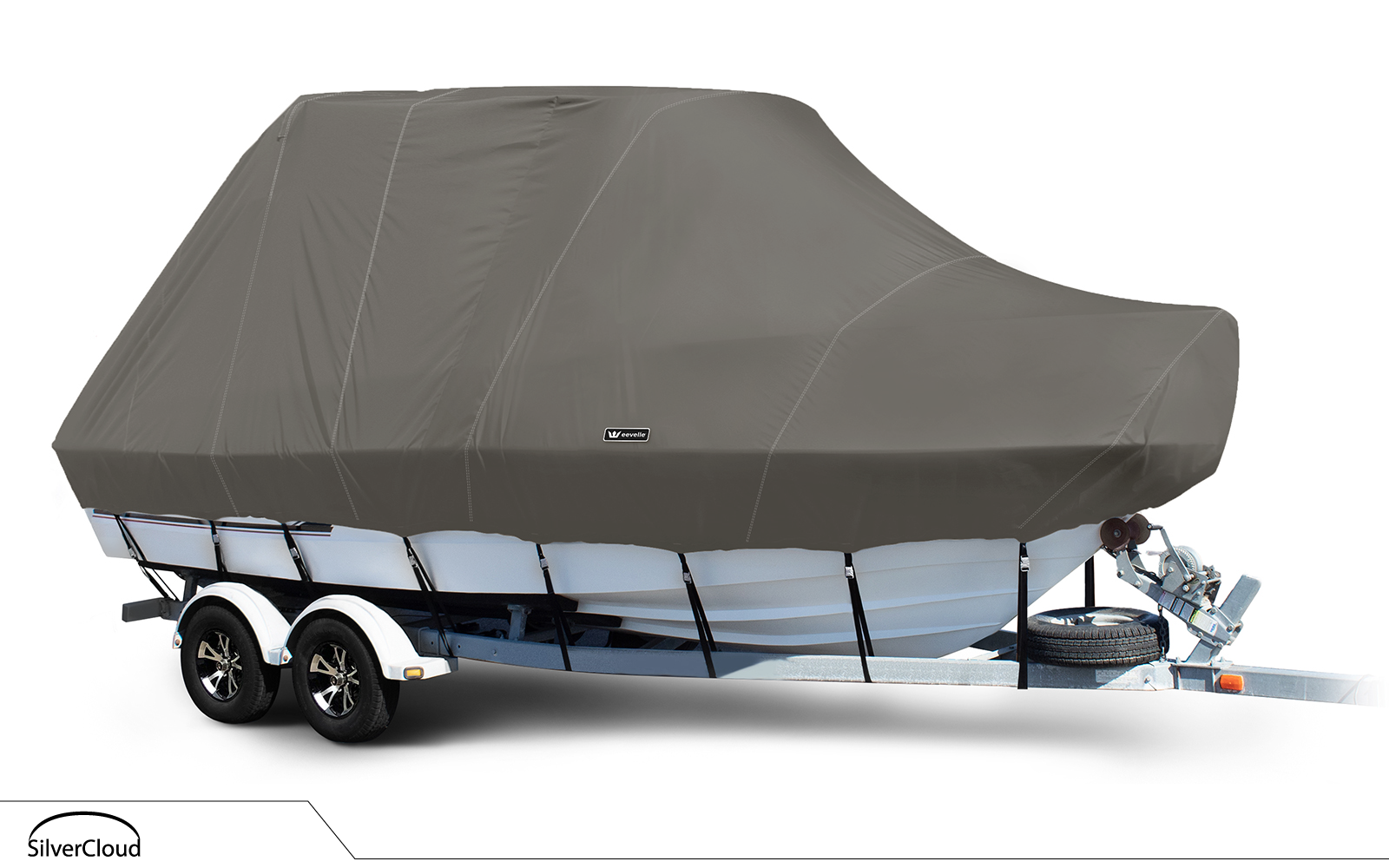 SilverCloud Boat Cover for Fits 15'6" LENGTH up to 96" WIDTH 1550 PRO