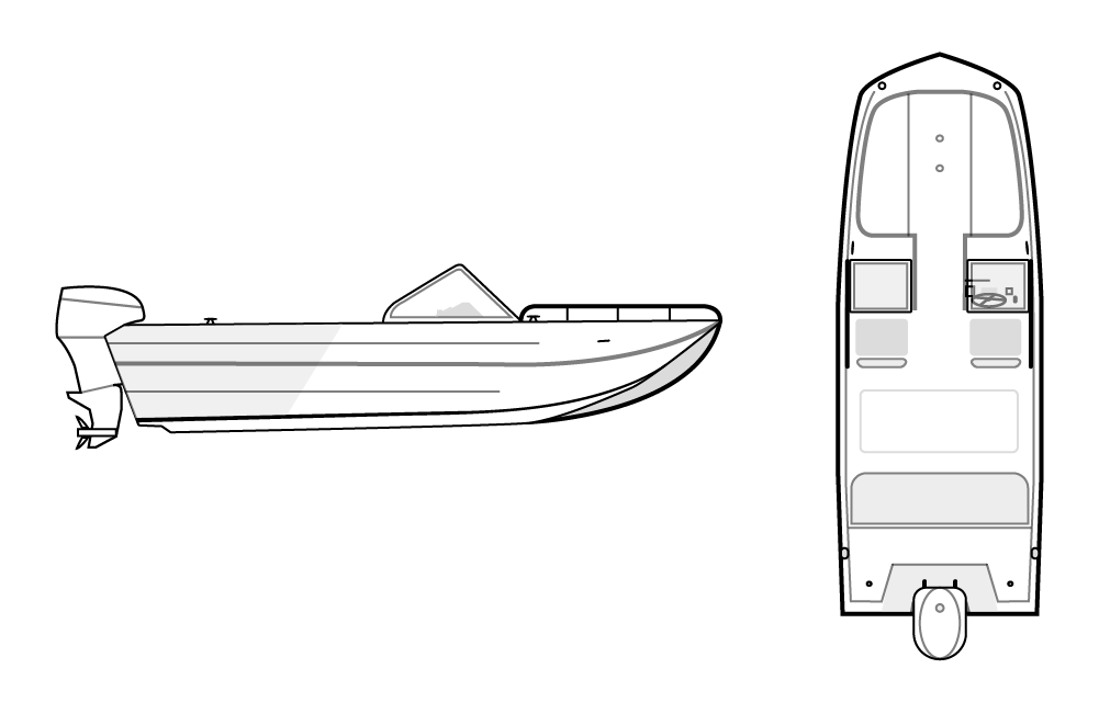 TRI HULL RUNABOUT 