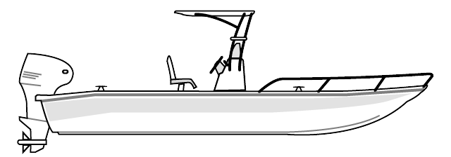 V HULL FISHING - Center Console, T-Top 