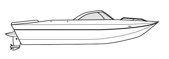 V HULL RUNABOUT - Low or No Bow Rails 