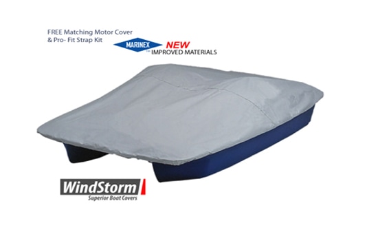 WindStorm Boat Cover for PADDLE BOAT Fits 7'2" LENGTH up ...