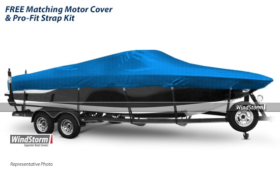 WindStorm Boat Cover for SKI BOAT - Low Profile Windshield ...
