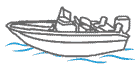 BAY BOAT - Rounded Bow, Center Console, Low or No Bow Rails	