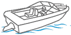 V HULL RUNABOUT - Low or No Bow Rails	