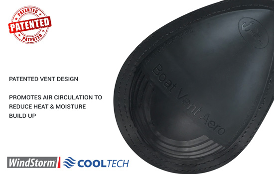 Every CoolTech cover comes with a set of two patented vents