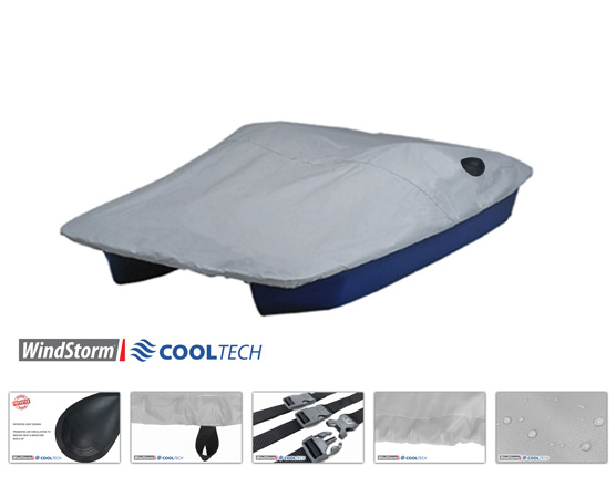 Waterproof Anti-UV 210D Pedal Boat Cover Made of Oxford Cloth Heavy Duty Pedal Boat Cover for 3 or 5 Person Pedal Boat Pedal Boat Cover Sun Dolphin 