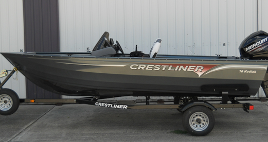 NEW BOAT COVER CRESTLINER MUSKIE 17 O/B ALL YEARS