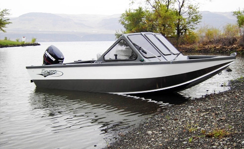 Eevelle Aluminum Fishing Boat with High Windshield Covers